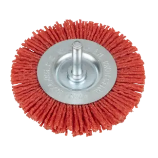 75mm Nylon Filament Circular Brush with 6mm Shaft [NFBC75]