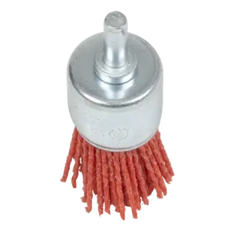 25mm Nylon Filament End Brush with 6mm Shaft [NFBE25]