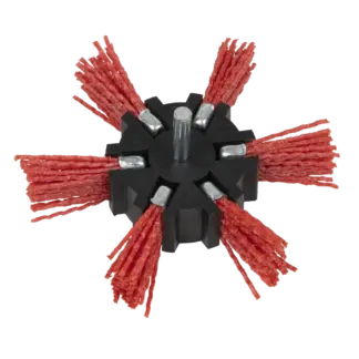 100mm Nylon Filament Strip Brush with 6mm Shaft [NFBS100]