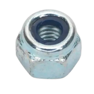 Zinc Plated Nylon Locknut M5, DIN 982 - Pack of 100 [NLN5]