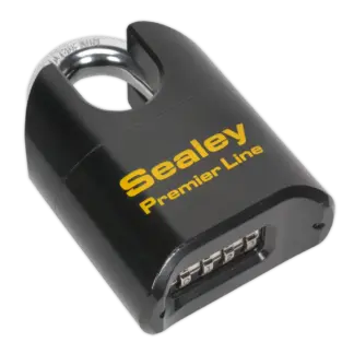 Premier™ Steel Body Combination Padlock Shrouded Shackle 62mm [PL603S]