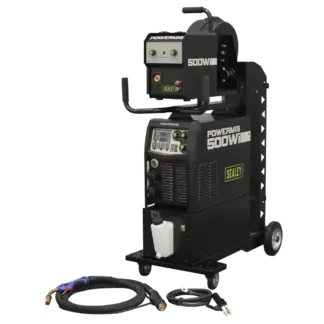 500A Professional Gas/Gasless MIG/TIG/MMA Inverter Welder with Portable Wire Feeder & Water Cooler 400V 3ph [POWERMIG500Wi]
