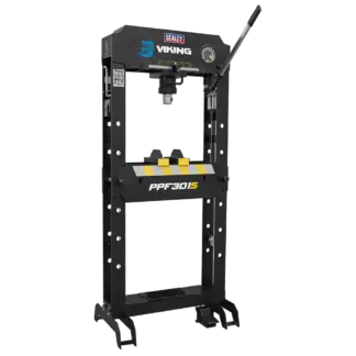 Viking Floor Type Air/Hydraulic Press with Sliding Ram and Foot Pedal 30 Tonne [PPF301S]