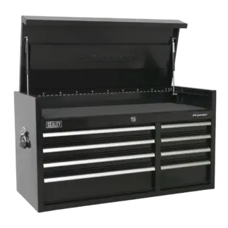 Premier™ Heavy-Duty Extra-Wide Topchest 8 Drawer 1040mm - Black [PTB104008]