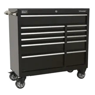 Premier™ Heavy-Duty Extra-Wide Rollcab 11 Drawer 1055mm - Black [PTB105511]