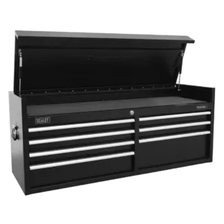 Premier™ Heavy-Duty Extra-Wide Topchest 7 Drawer 1415mm - Black [PTB141507]