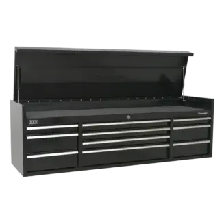 Premier™ Heavy-Duty Extra-Wide Topchest 10 Drawer 1830mm - Black [PTB181510]