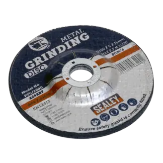 100 x 6mm Grinding Disc 16mm Bore [PTC/100G]