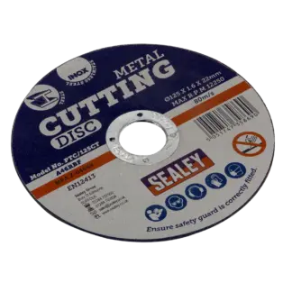125 x 1.6mm Cutting Disc 22mm Bore [PTC/125CT]