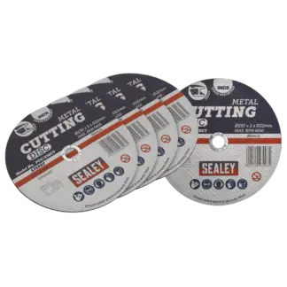 230 x 2mm Cutting Disc 22mm Bore - Pack of 5 [PTC/230CT5]