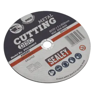 230 x 2mm Cutting Disc 22mm Bore [PTC/230CT]