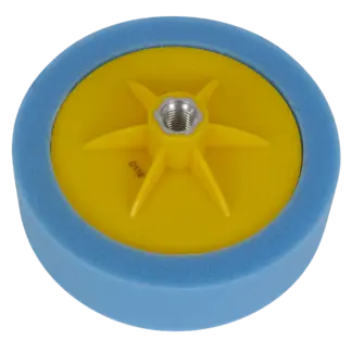 150 x 50mm Buffing & Polishing Foam Head M14 x 2mm - Blue/Medium [PTC/CH/M14-B]
