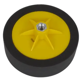 150 x 50mm Buffing & Polishing Foam Head M14 x 2mm - Black/Soft [PTC/CH/M14-P]