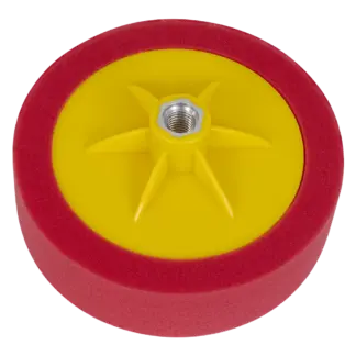 150 x 50mm Buffing & Polishing Foam Head M14 x 2mm - Red/Ultra-Soft [PTC/CH/M14-R]