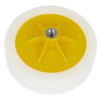 150 x 50mm Buffing & Polishing Foam Head M14 x 2mm - White/Dense [PTC/CH/M14-W]