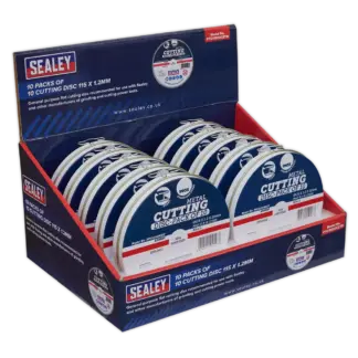 115 x 1.2mm Cutting Discs, Packs of 10 - Display Box 10 [PTC11510CETD]