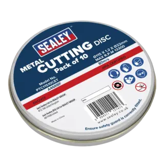 115 x 1.2mm Cutting Disc 22mm Bore - Pack of 10 [PTC11510CET]