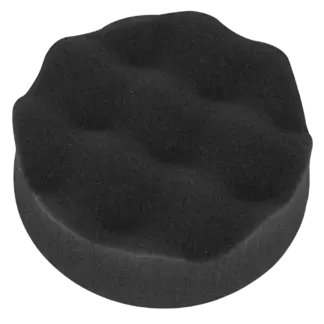 Hook-and-Loop Buffing & Polishing Foam Head 80 x 25mm - Black/Soft [PTCCHV79P]