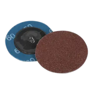 50mm Quick Change Sanding Disc 60Grit - Pack of 10 [PTCQC5060]