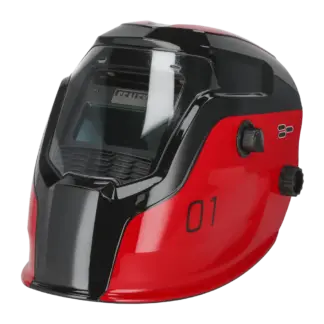 Auto Darkening Welding Helmet Shade 9-13 - Red [PWH1]