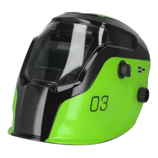 Auto Darkening Welding Helmet Shade 9-13 - Green [PWH3]