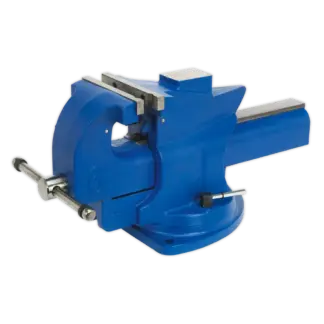 Quick Action Cast Iron Vice with Swivel Base 150mm [QAV150]
