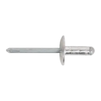 Aluminium Multi-Grip Large Flange Rivet 4.8 x 19mm - Pack of 200 [RM4819L]