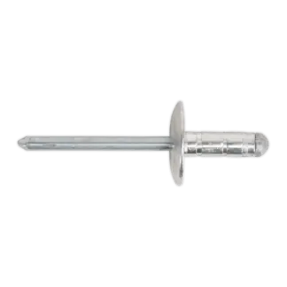 Aluminium Multi-Grip Large Flange Rivet 4.8 x 27mm - Pack of 100 [RM4827L]
