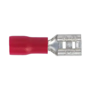 Push-On Female Terminal 4.8mm, Red - Pack of 100 [RT20]