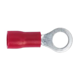 Easy-Entry Ring Terminal 5.3mm (2BA), Red - Pack of 100 [RT25]