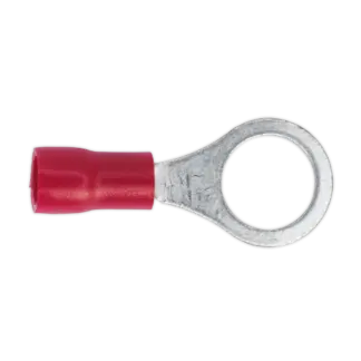 Easy-Entry Ring Terminal 8.4mm (5/16"), Red - Pack of 100 [RT27]