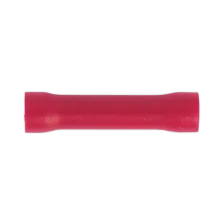 Butt Connector Terminal 3.3mm, Red - Pack of 100 [RT29]