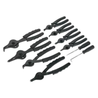 Siegen Internal/External Circlip Pliers Set 10pc [S01064]