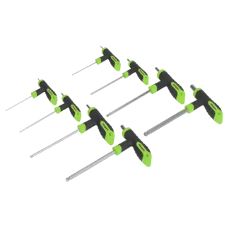 Siegen T-Handle Ball-End Hex Key Set 8pc [S01069]