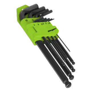 Siegen Long Ball-End Hex Key Set 9pc [S01093]