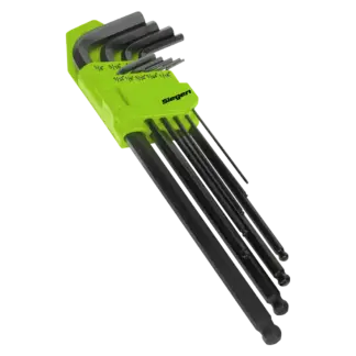 Siegen Imperial Extra-Long Ball-End Hex Key Set 9pc [S01099]