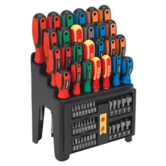 Siegen Screwdriver, Bit & Nut Driver Set 61pc [S01152]