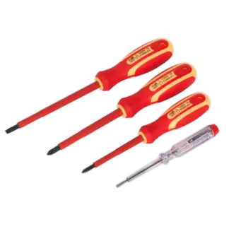 Siegen Electrician's Screwdriver Set 4pc - VDE Approved [S01155]