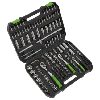 Siegen Socket Set 1/4", 3/8" & 1/2"Sq Drive 171pc [S01211]