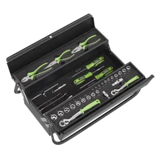 Siegen Cantilever Toolbox with Tool Kit 70pc [S01215]