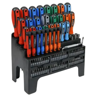 Siegen Screwdriver, Bit & Nut Driver Set 100pc [S01248]
