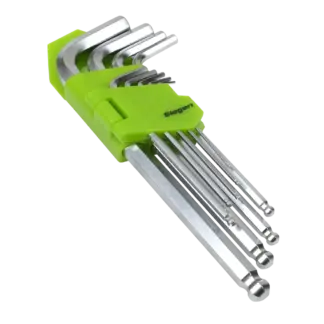 Siegen Long Ball-End Hex Key Set 9pc [S01260]