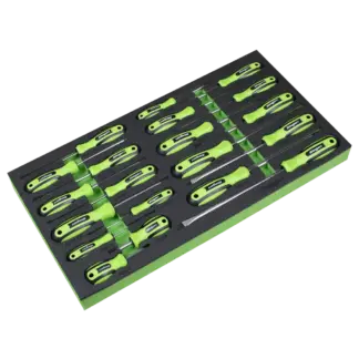 Siegen Screwdriver Set with Tool Tray 20pc [S01276]