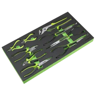 Siegen Pliers Set with Tool Tray 9pc [S01277]