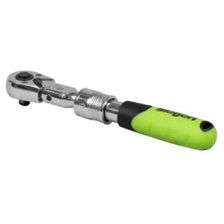 Siegen Extendable Flexi-Head Ratchet Wrench 1/4"Sq Drive [S01294]