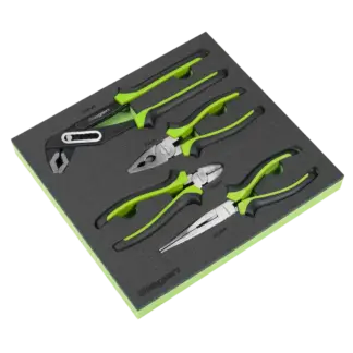 Siegen Comfort Grip Pliers Set 4pc [S01298]