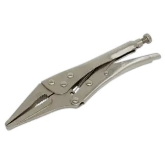 Siegen Long Nose Locking Pliers 225mm [S0462]