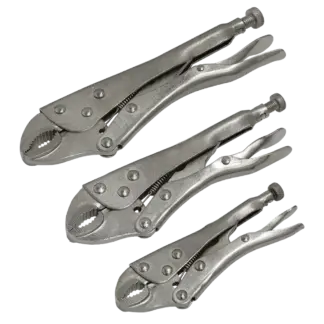 Siegen Locking Pliers Set 3pc [S0463]