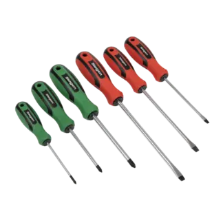 Siegen Soft Grip Screwdriver Set 6pc [S0615]