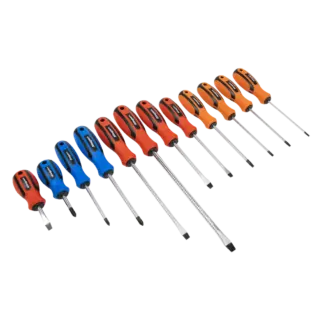 Siegen Soft Grip Screwdriver Set 12pc [S0616]